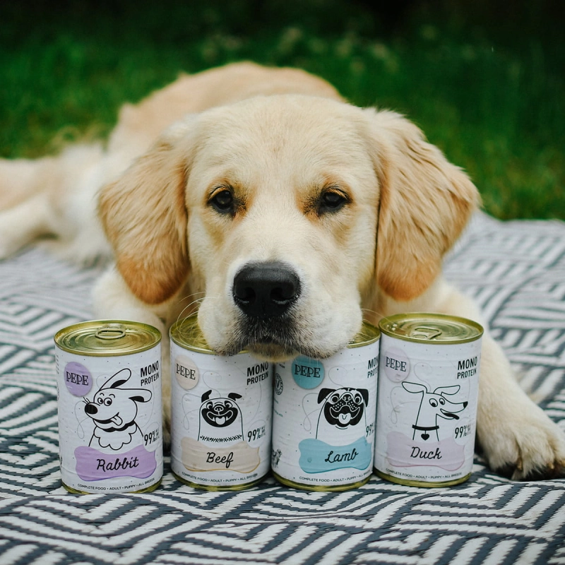 Paka Zwierzaka Pepe 400g Wołowina Królik Jagnięcina Kaczka.jpg