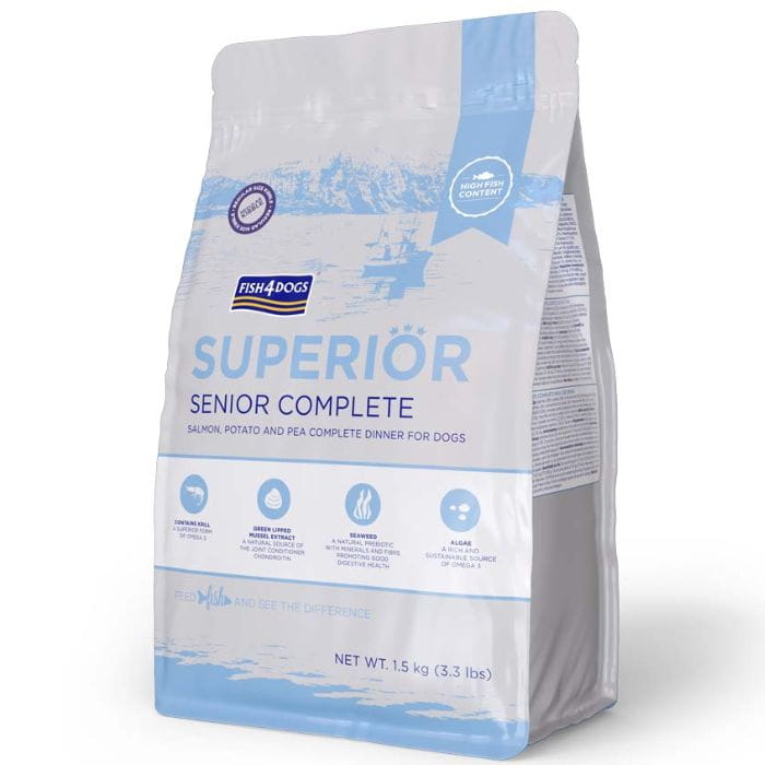 Sucha karma dla psa Fish4dogs Superior Senior Łosoś Rasy Małe 6 kg 2.jpg