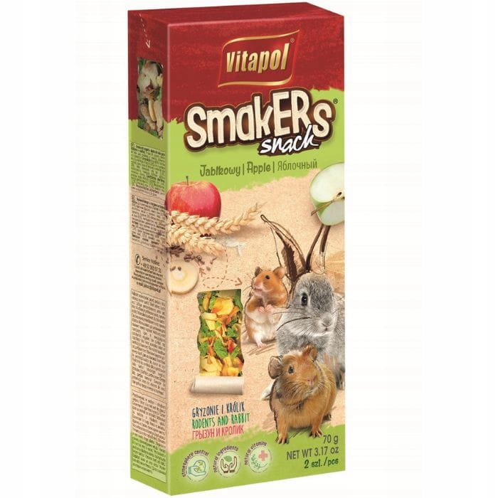 Vitapol Smakers dla gryzoni królika jabłkowy Kolby 2 szt 3.jpg