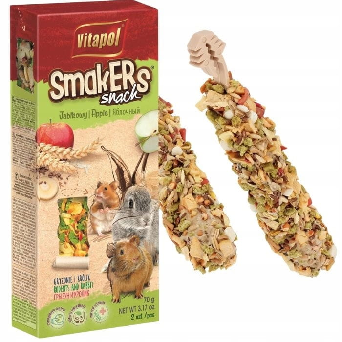Vitapol Smakers dla gryzoni królika jabłkowy Kolby 2 szt.jpg