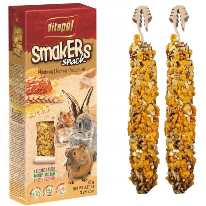 Vitapol Smakers miodowy dla gryzoni królika Kolby 2 szt 3.jpg