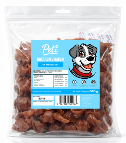 Peti - Kokardki z kaczki 500g