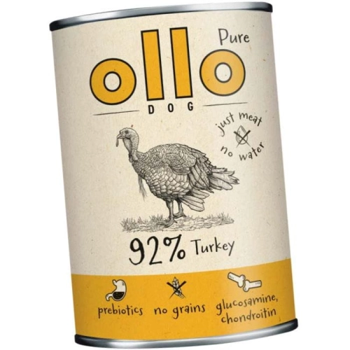 Ollo Pure Indyk Karma mokra dla psa 850g monobiałkowa bezzbożowa