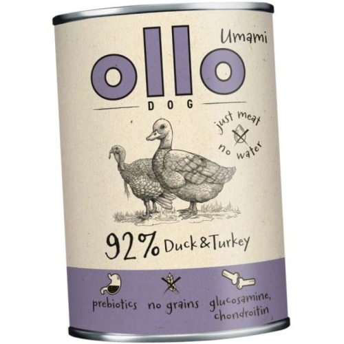 Ollo Umami Kaczka i Indyk Karma mokra dla psów 850g hypoalergiczna bez zbóż