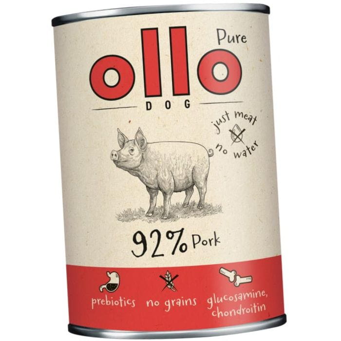 Ollo Pure Wieprzowina Mono monobiałkowa mokra karma dla dorosłego psa 850g