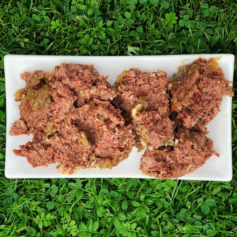 Ollo Umami jagnięcina z wołowiną mokra karma dla dorosłego psa 850g