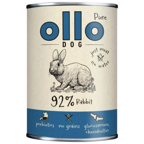 Ollo Pure Królik Monobiałkowa mokra karma dla psa 400g