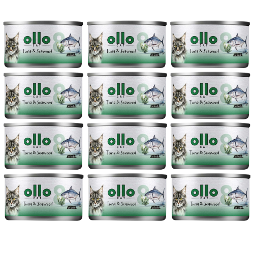 Ollo Cat nr 8 Tuńczyk&Algi 12x70g