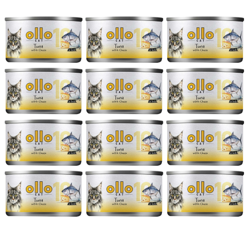 Ollo Cat nr 10 Tuńczyk z Serem 12x70g