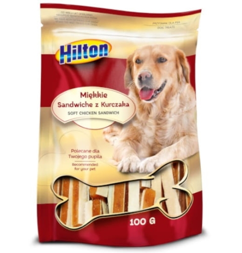 Hilton - Miękkie Sandwiche z kurczaka 100g pies