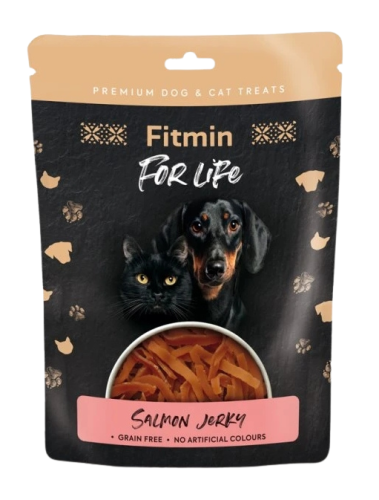 Fitmin for life dog&cat przysmak łosoś suszony 70g