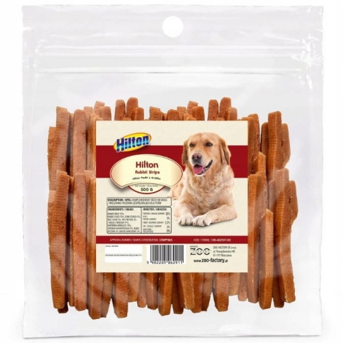 Hilton Paski z królika 500g Przysmak dla psa