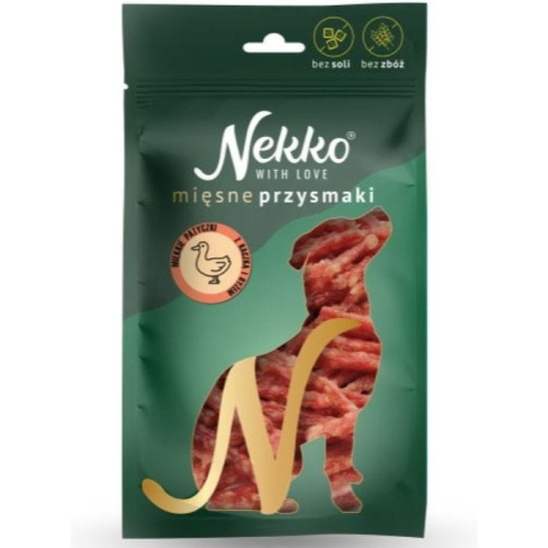 NEKKO przysm. PIES Patyczki kaczka z ryżem 80g