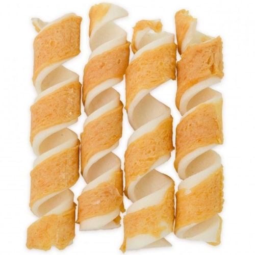 Pausesnack dla psa zakręcone rolki z kurczakiem