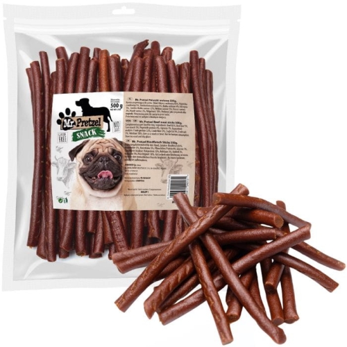 Mr. Pretzel Przysmaki dla psa Paluszki wołowe 500g