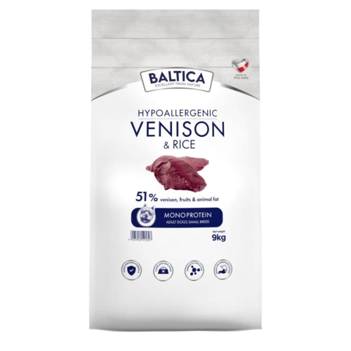 Baltica - Nutrac. Adult Venision&Rice XS/S 9kg