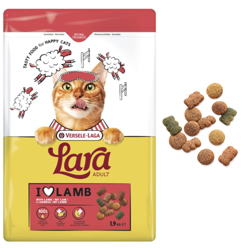Versele-Laga Lara Adult Cat Jagnięcina 1,9kg