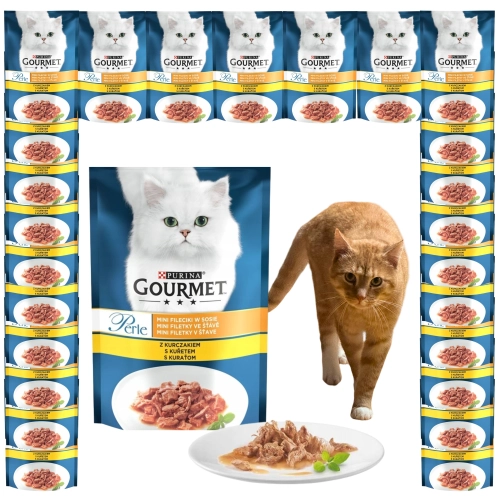 GOURMET PERLE - mini fileciki w sosie 26x85g