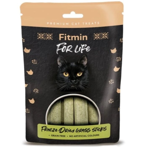 Fitmin For Life Liofilizowane pałeczki dla kotów z kocią trawą 30g