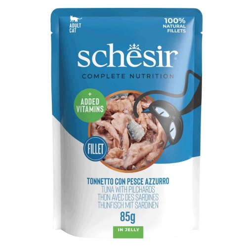 Schesir saszetka tuńczyk/sardynka w galarecie 85g