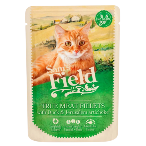 Sam's Field sasz.kot Kaczka z Topinamburem 85g