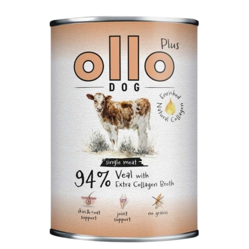 Ollo Plus Dog mokra karma Kolagen Cielęcina 400g