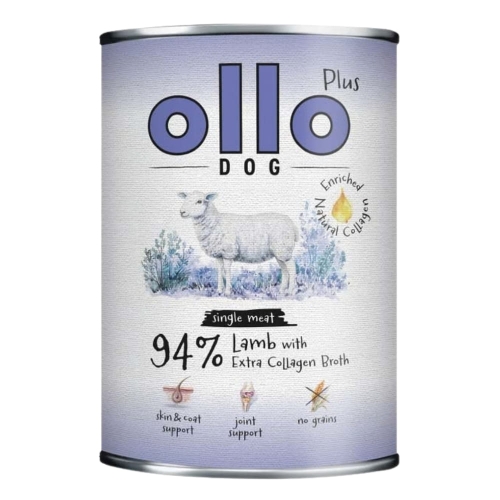 Ollo Plus Dog mokra karma Kolagen Jagnięcina 400g