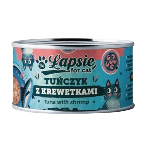 M4M - Łapsie kot tuńczyk z krewetkami bulion 80g