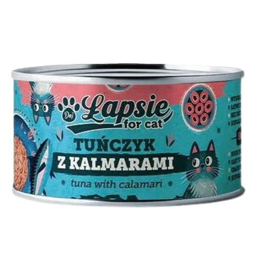 M4M - Łapsie kot tuńczyk z kalmarami bulion 80g