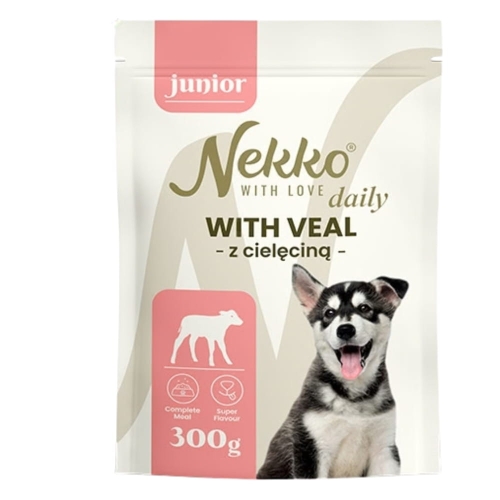 Nekko Daily Junior cielęcina mokra karma dla szczeniąt 300 g