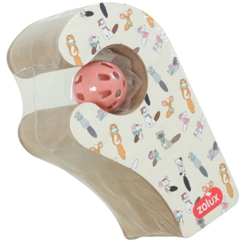 Zolux Drapka składana CHATOUILLE Łapka 4w1 z piłką i kocimiętką Drapak