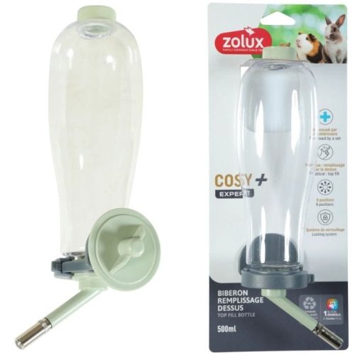 Zolux Poidełko dla gryzoni napełniane od góry COSY 500ml zielone