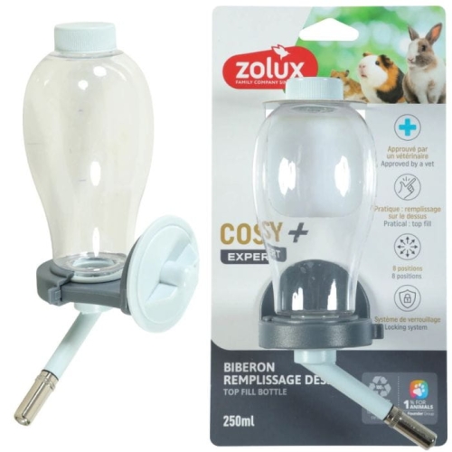 Zolux Poidełko dla gryzoni napełniane od góry COSY 250ml niebieskie