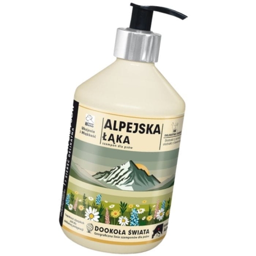 Szampon Super Beno Dookoła Świata Alpejska Łąka DELIKATNA SIERŚĆ 400ml