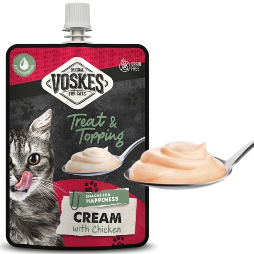 Voskes Cat Przekąska dla kota Krem z kurczakiem 90g