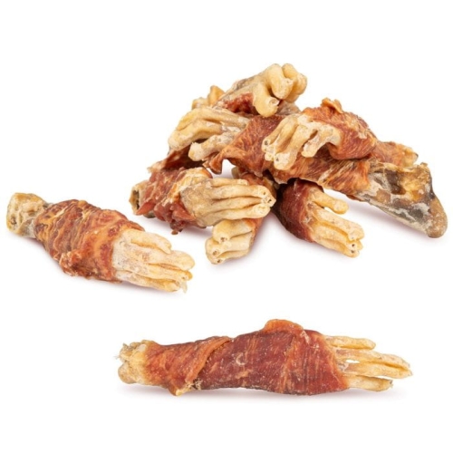 Puzzo Snack Przysmak dla psa Łapy królicze owinięte kaczką 300g