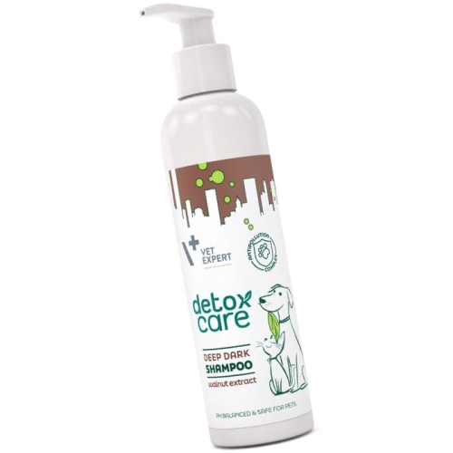 Vet Expert Detox Care Deep Dark Shampoo Szampon CIEMNA SIERŚĆ 250ml