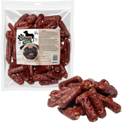 Mr. Pretzel Kiełbaski z jagnięciną 5cm Przysmak dla psa Premium 500g