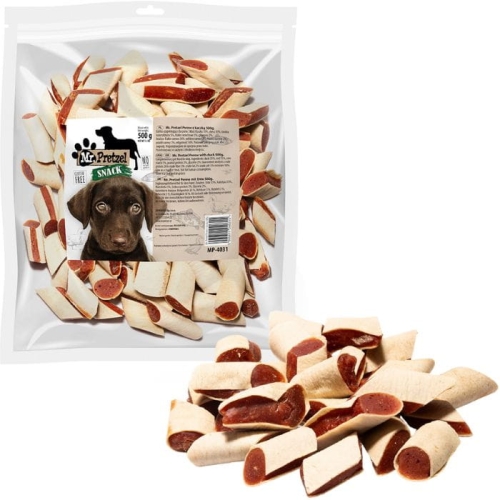 Przysmak dla psa Penne z kaczką Mr. Pretzel 500g