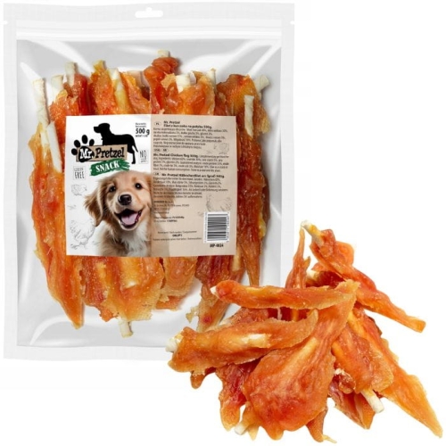 Przysmak dla psa Lizak z kurczakiem Mr. Pretzel 500g