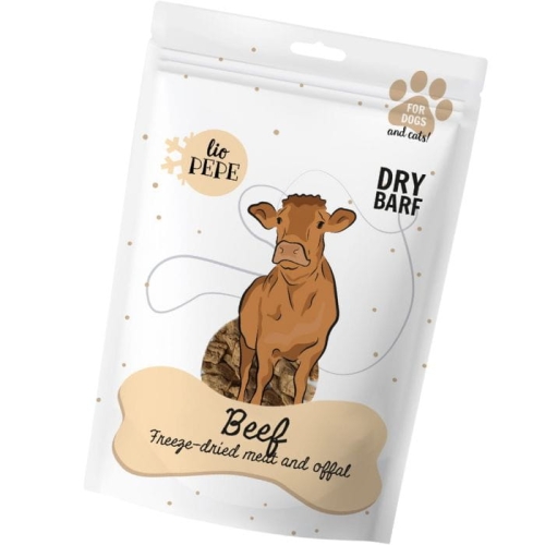 Lio PEPE Beef Przysmak dla psa i kota liofilizowany wołowina 60g