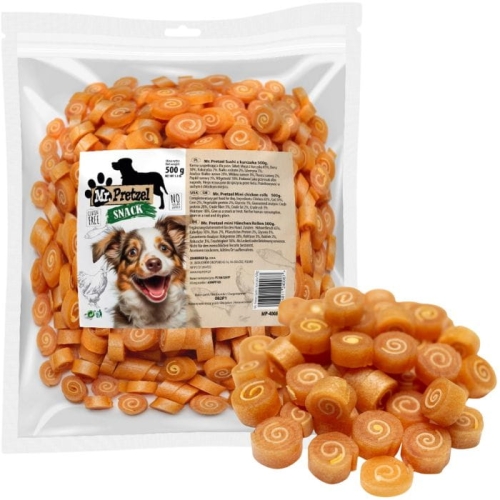 Mr. Pretzel Przysmaki dla psa Sushi z kurczaka i dorsza 95% 500g