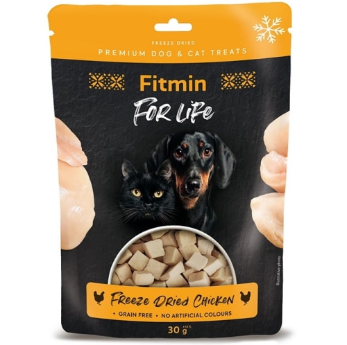 Fitmin For Life Dog Cat Freeze Dried Chicken Liofilizowany Kurczak 30g