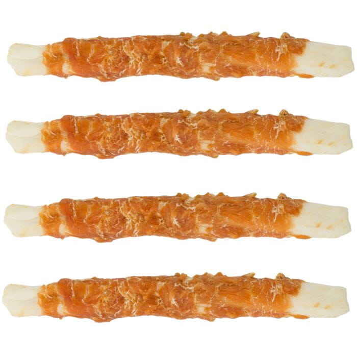 Hau&amp;Miau PauseSnack patyk 24cm ze skóry owinięty kurczakiem dla psa 500g