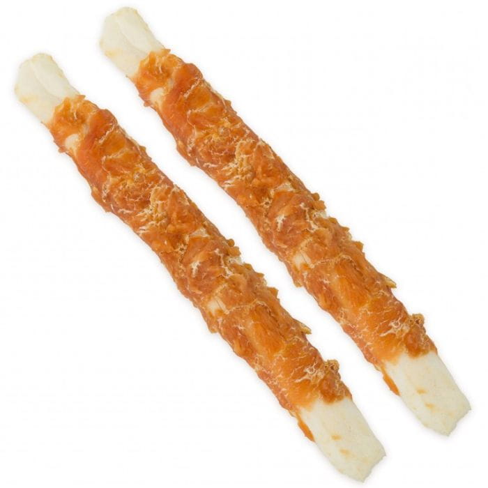Hau&amp;Miau PauseSnack patyk 24cm ze skóry owinięty kurczakiem dla psa 500g
