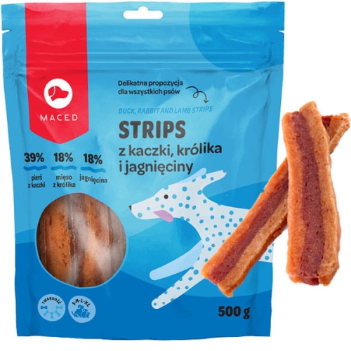 Maced Trio Kaczka Królik Jagnięcina Przysmak 500g