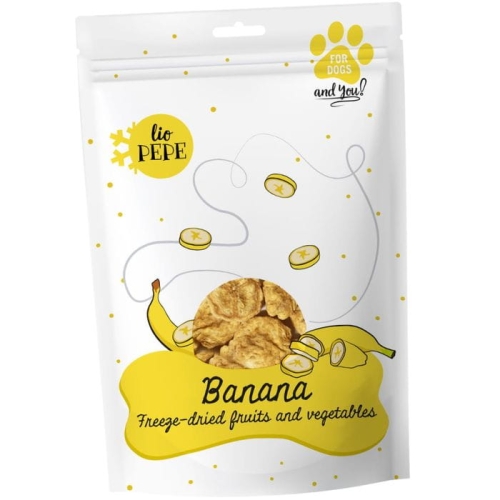 PEPE Lio Banana Liofilizowany Banan Przysmak dla Psa 30g