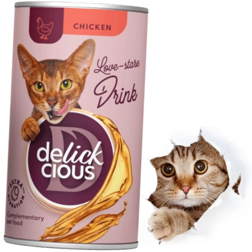 Delickcious Napój dla Kota z Kurczakiem 140g