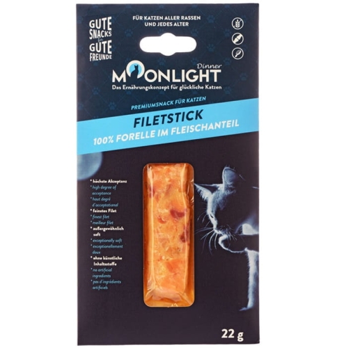 Moonlight Dinner Filet z pstrąga Przysmak dla kota 22g