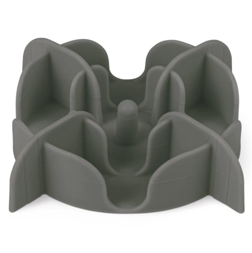 Zolux Wkład do miski spowalniający jedzenie M szary 17,5 x 17,5 cm